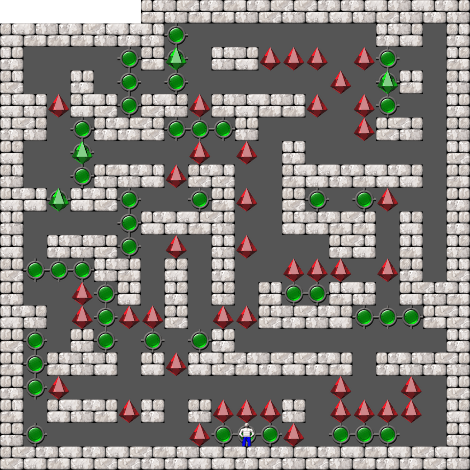 Sokoban Mass Remodel level 2030